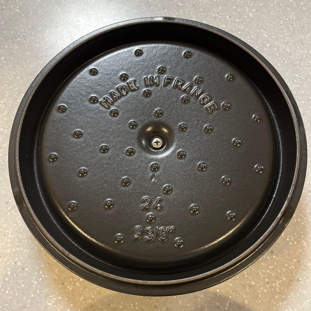 STAUB 両手鍋 24cm グリーン