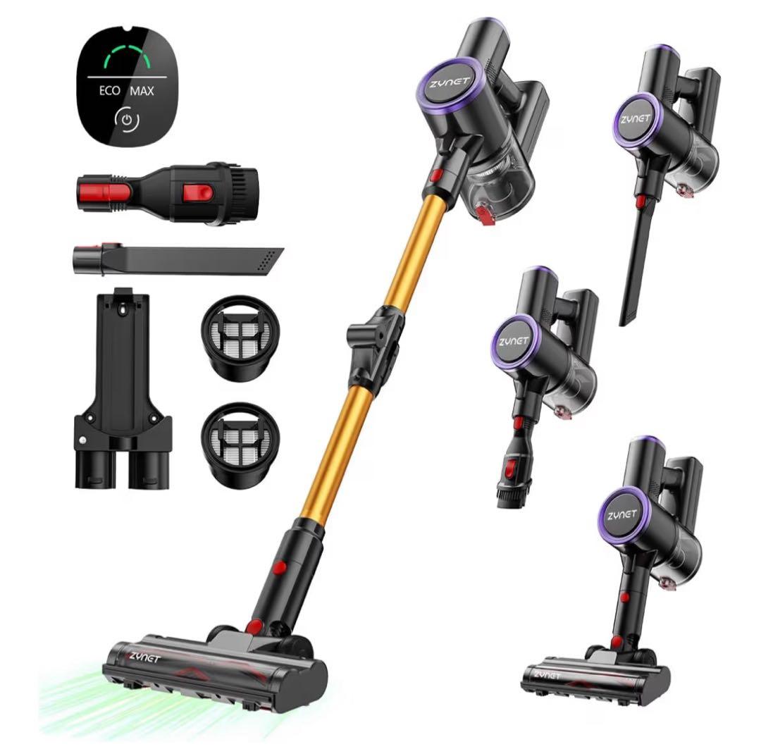 新品❤️折りたたみ式コードレス掃除機 S9 70KPa強力吸引 自立式 LED搭載