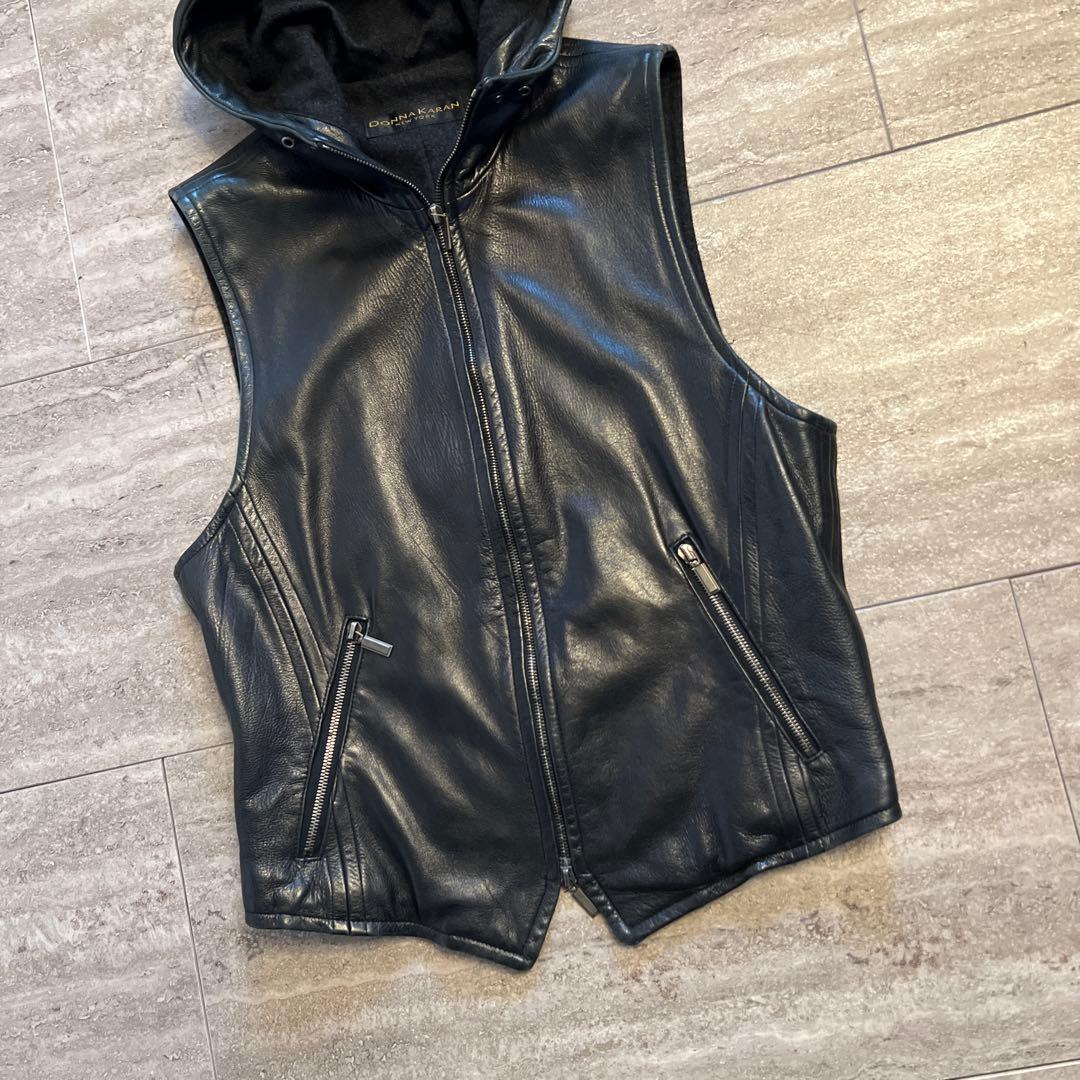 トップス donna karan new york sleeveless hoodie