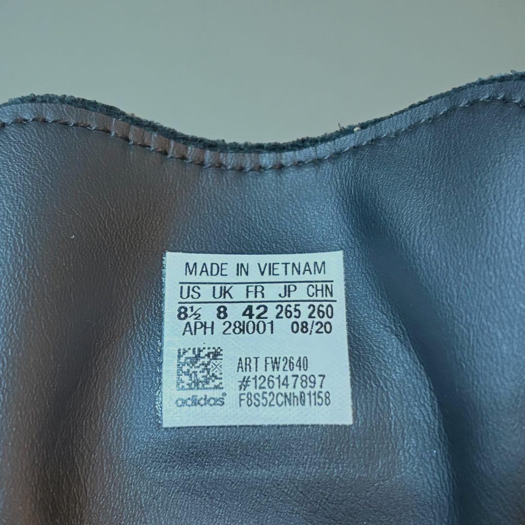 【ティファニーブルーの名品】アディダス　スタンスミス　ブラックスウェード