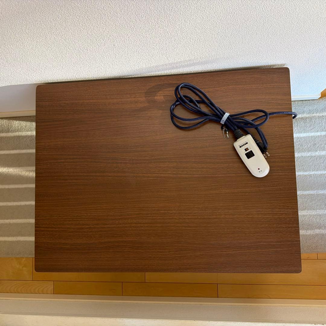 【美品】こたつテーブル・こたつ布団•上掛けのセット