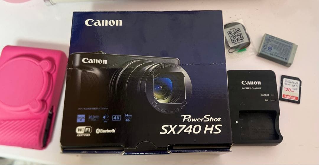 Canon SX740 HS デジタルカメラ+SDカード&ケース付き