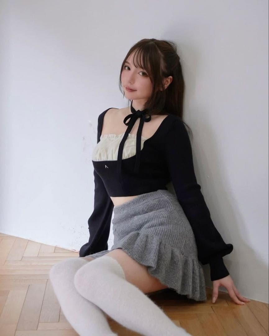 トップス andmary Mew frill tops