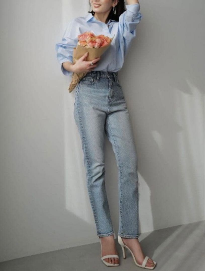 Slim straight denim スリムストレートデニム 0 アニュアンス