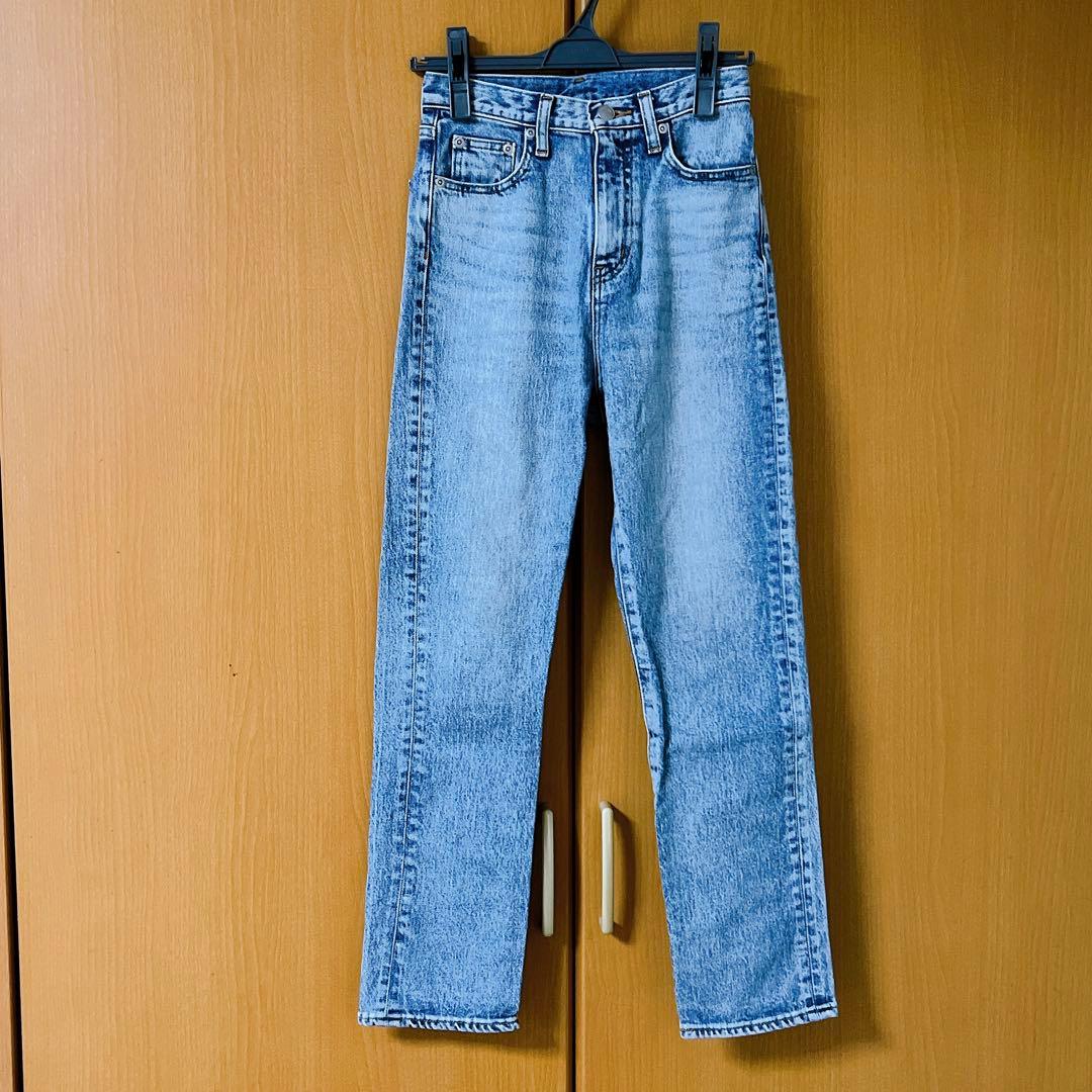 Slim straight denim スリムストレートデニム 0 アニュアンス