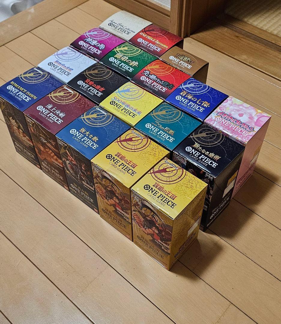 ONE PIECEカード 新品未開封 テープ付き18BOX