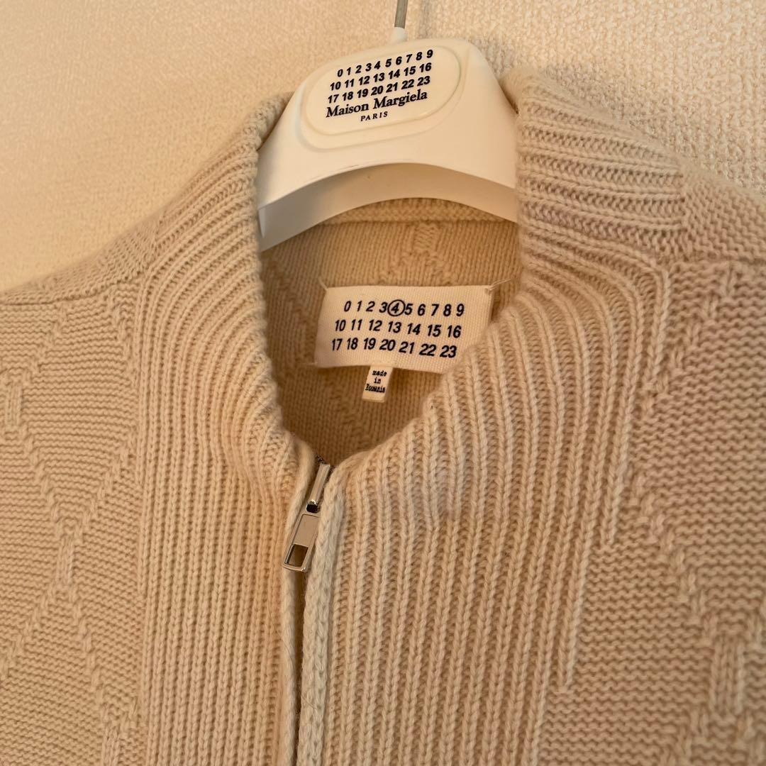 マルジェラ ドライバーズニットベスト カシミヤ