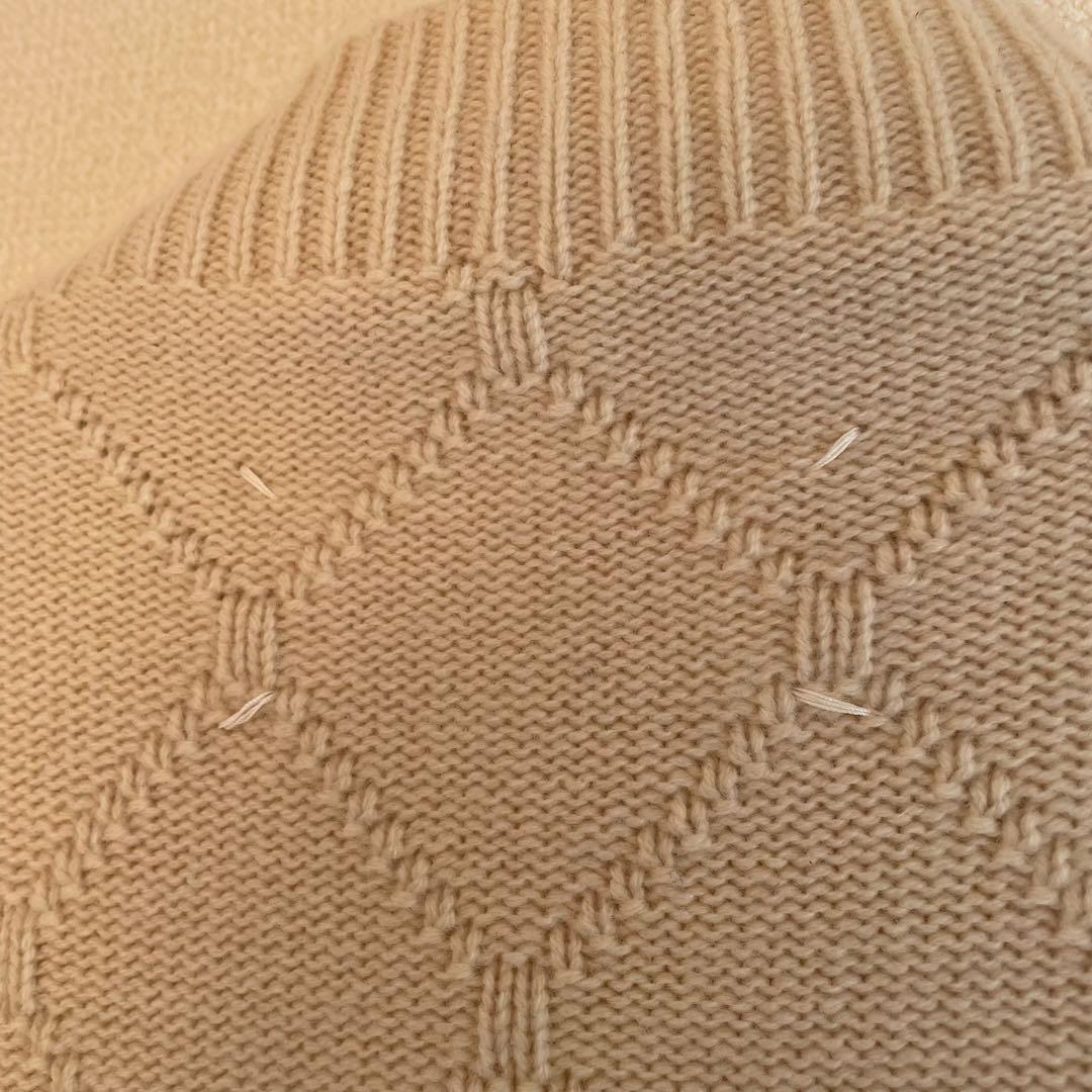 マルジェラ ドライバーズニットベスト カシミヤ