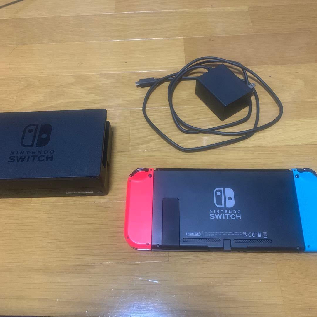 Nintendo Switch 青/赤 本体 ACアダプター付き