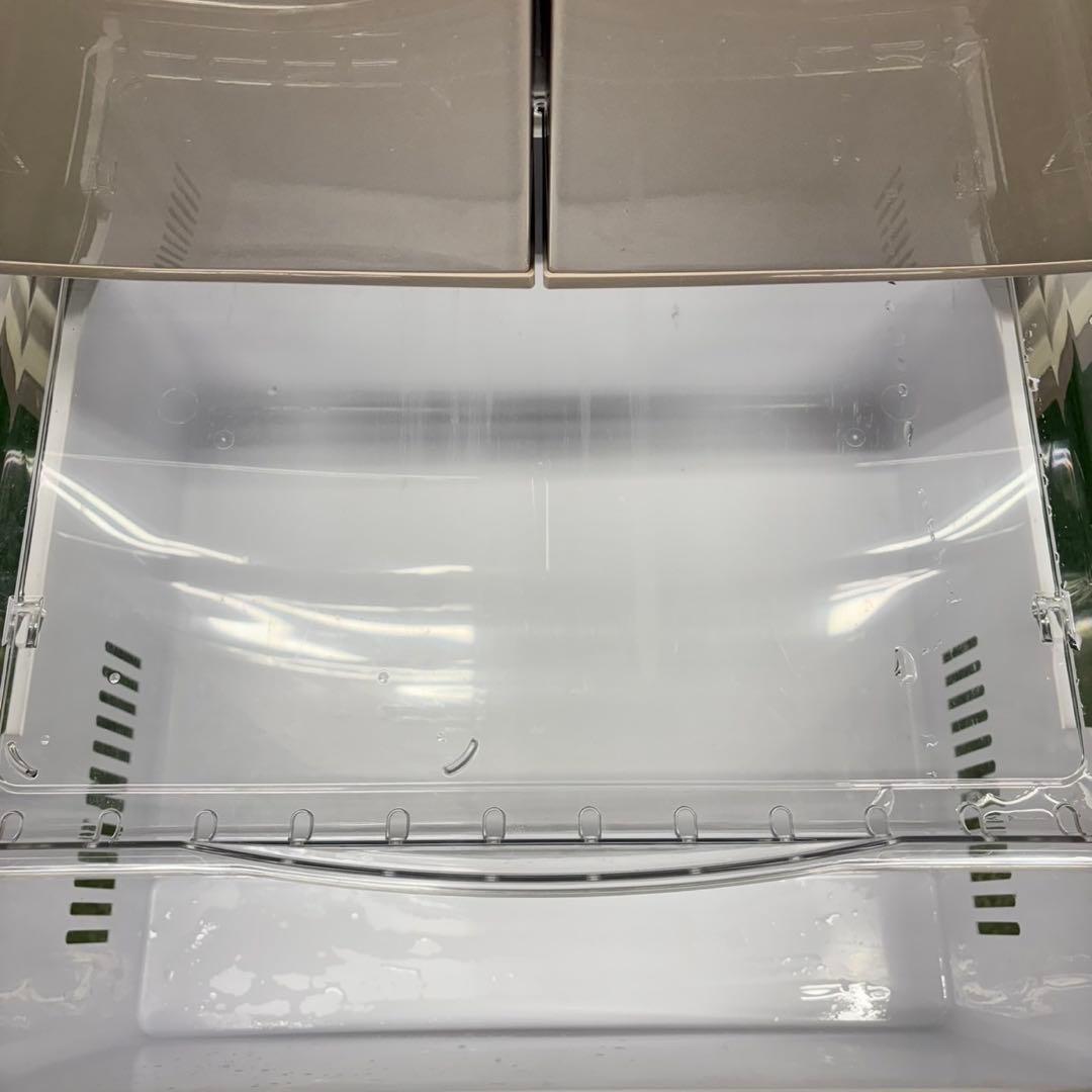 637 日立　大型冷蔵庫　415L 400l強　小型　家庭用　自動製氷　右開き