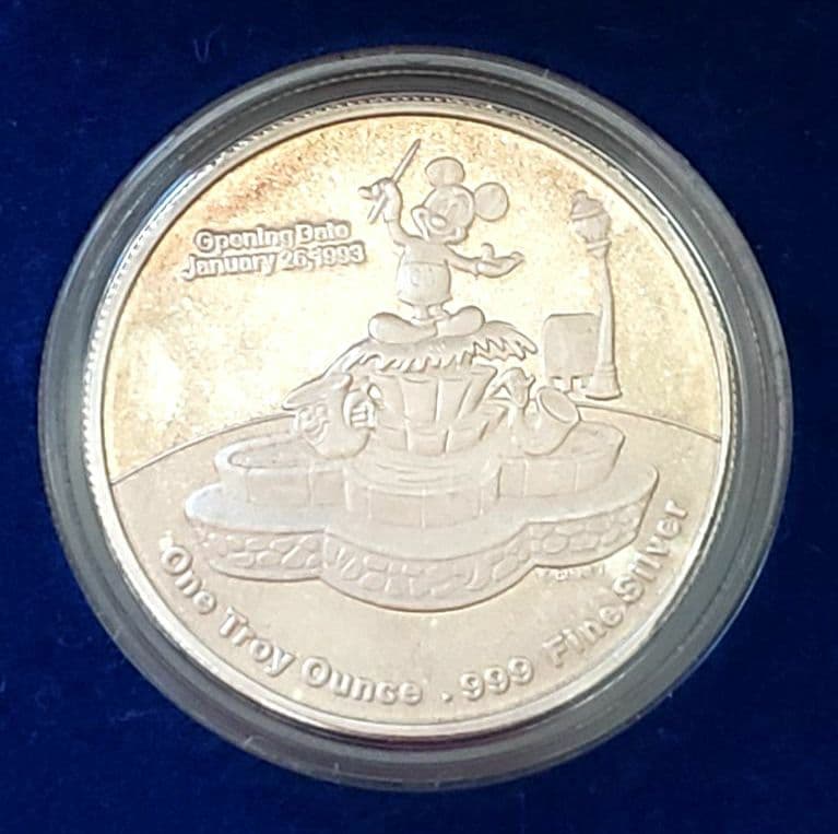 アナハイム　ディズニーランド　トゥーンタウン　オープニング記念シルバー