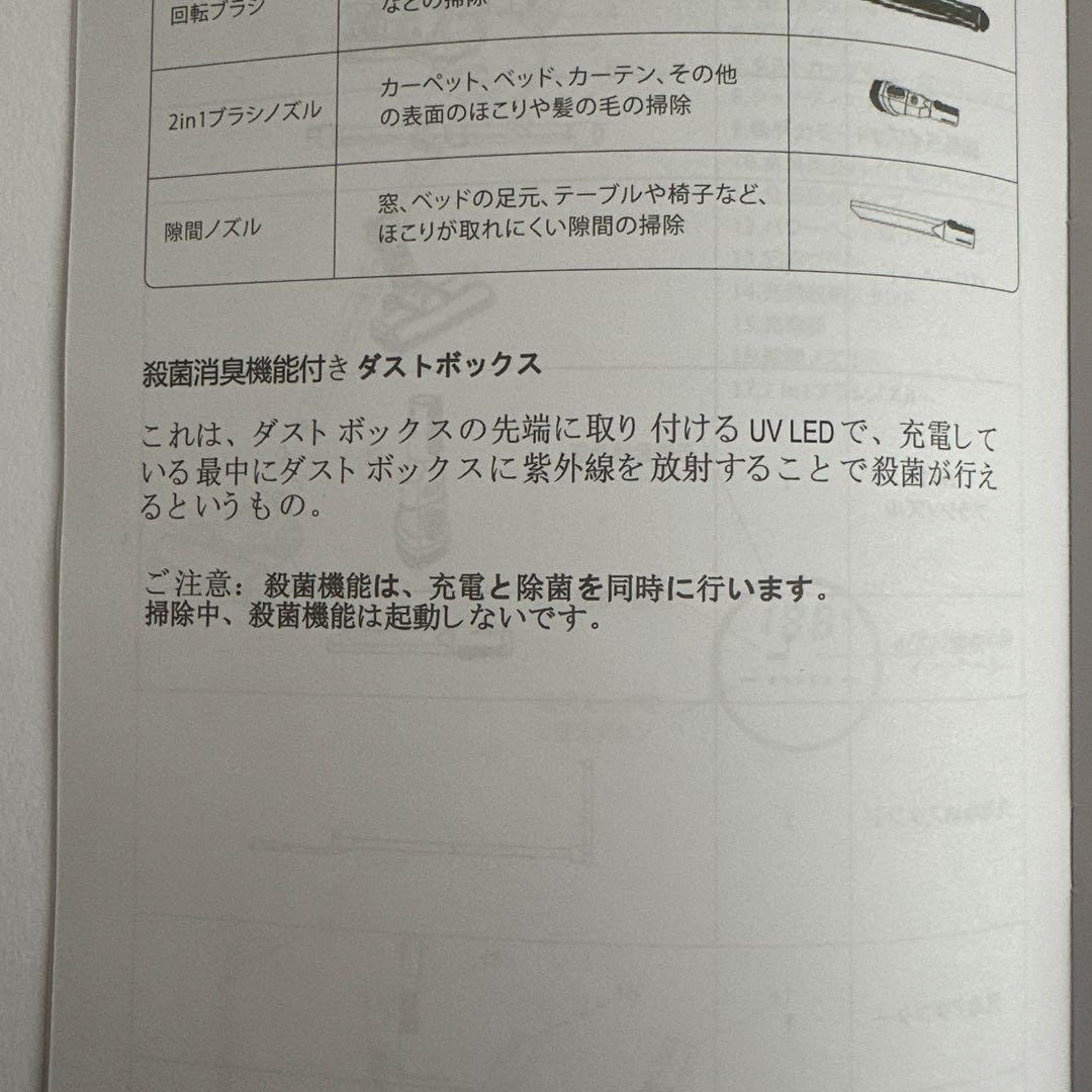 【歳末セール】コードレス掃除機 除菌75Kpa 超強力吸 自立式 65分連続稼働