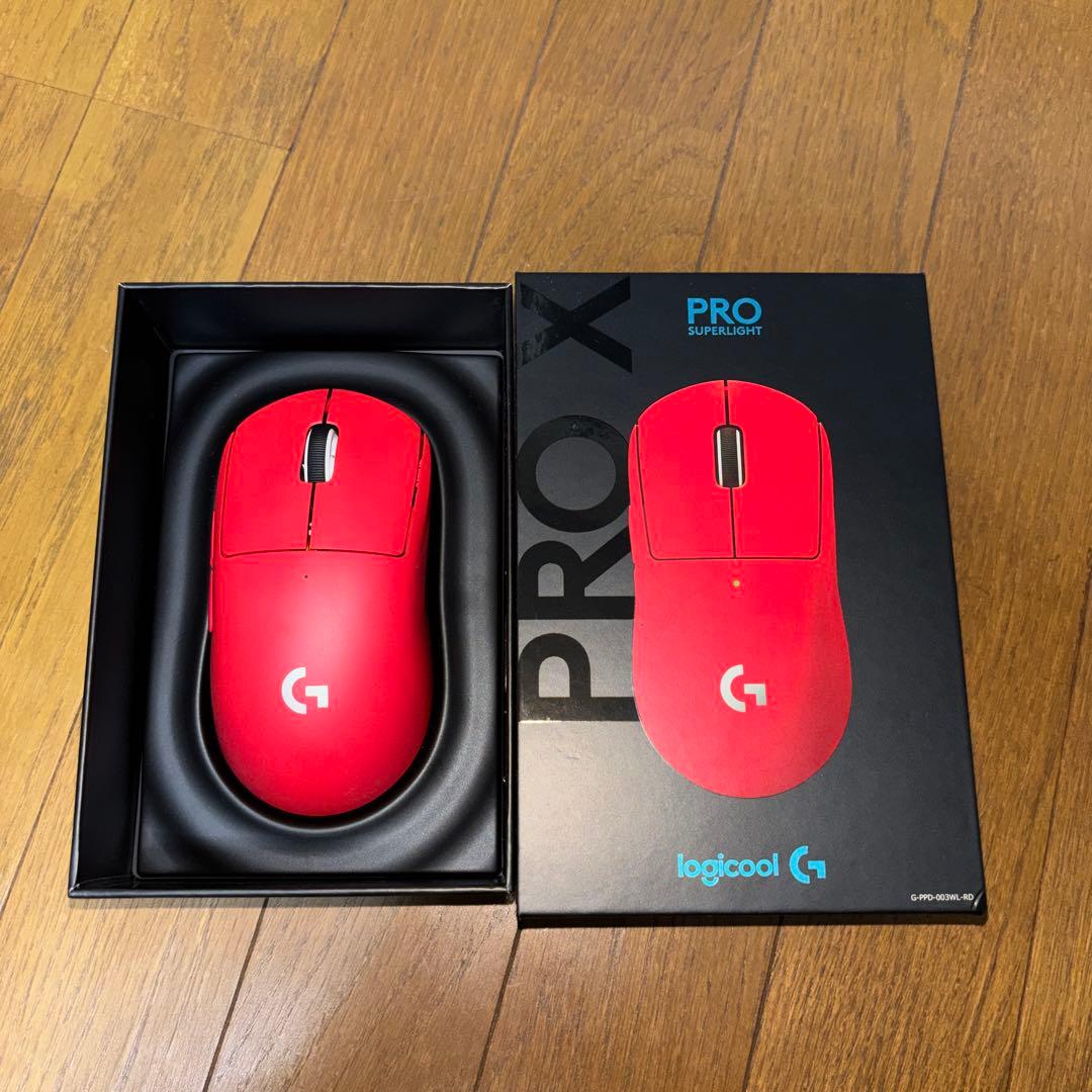 G PRO X SUPERLIGHT レッド