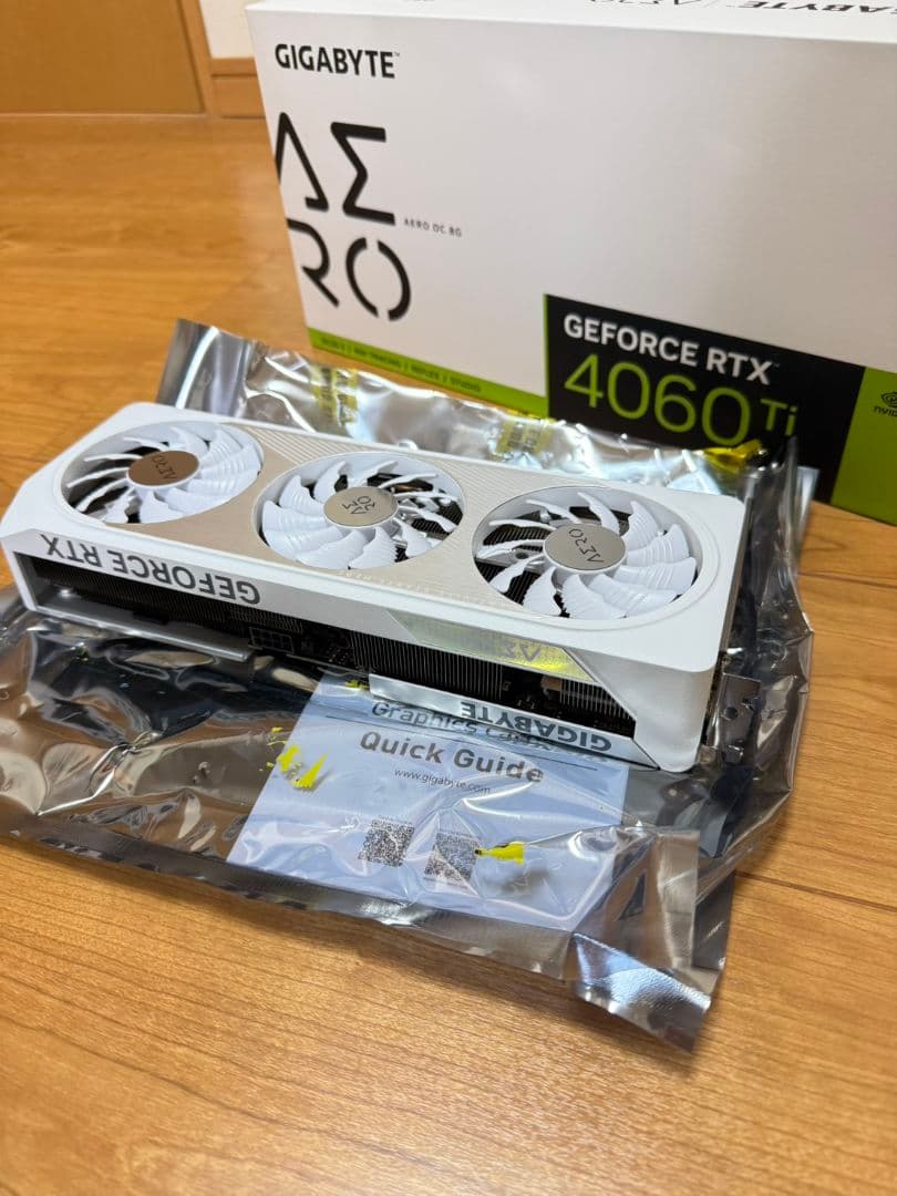 RTX4060Ti AERO OC 8GB 動作OK 美品 GIGABYTE