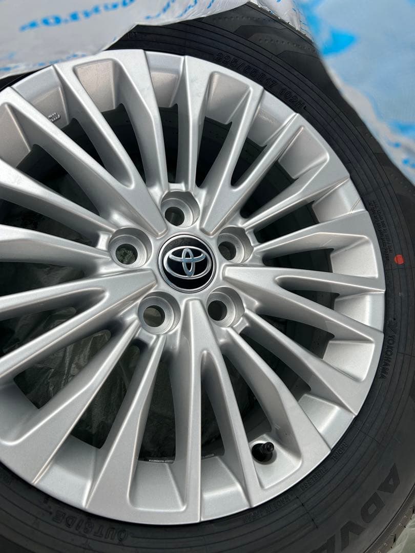 YOKOHAMA 225/65R17 トヨタ純正アルミホイール 4本セット