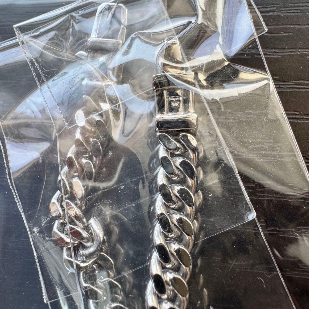 【未使用】トムウッド/ブレスレット/カーブチェーン/Lサイズ/7.7インチ