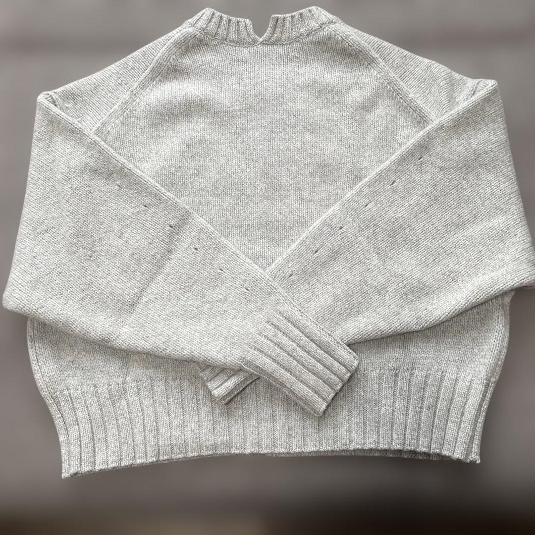 ゆう　MACPHEE ラムカシミヤ クルーネックプルオーバー