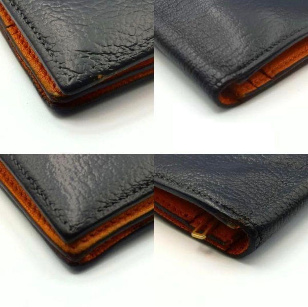 エルメスべアン　ブラック×オレンジ　バイカラー