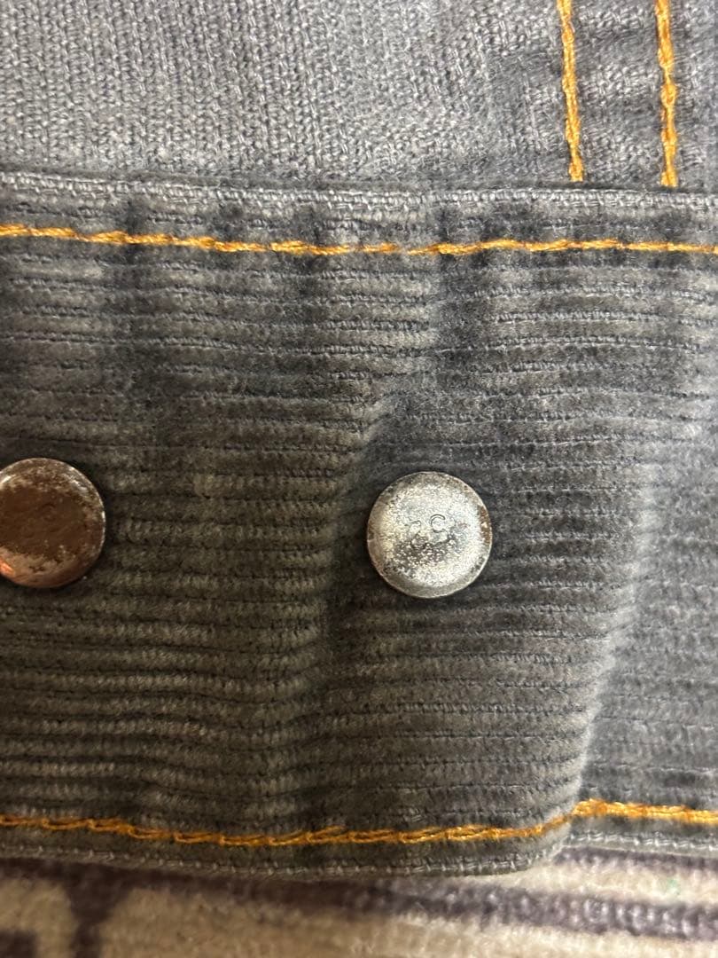 O*r様 70’s リーバイス 70505 コーデュロイJKT ブラック フェー