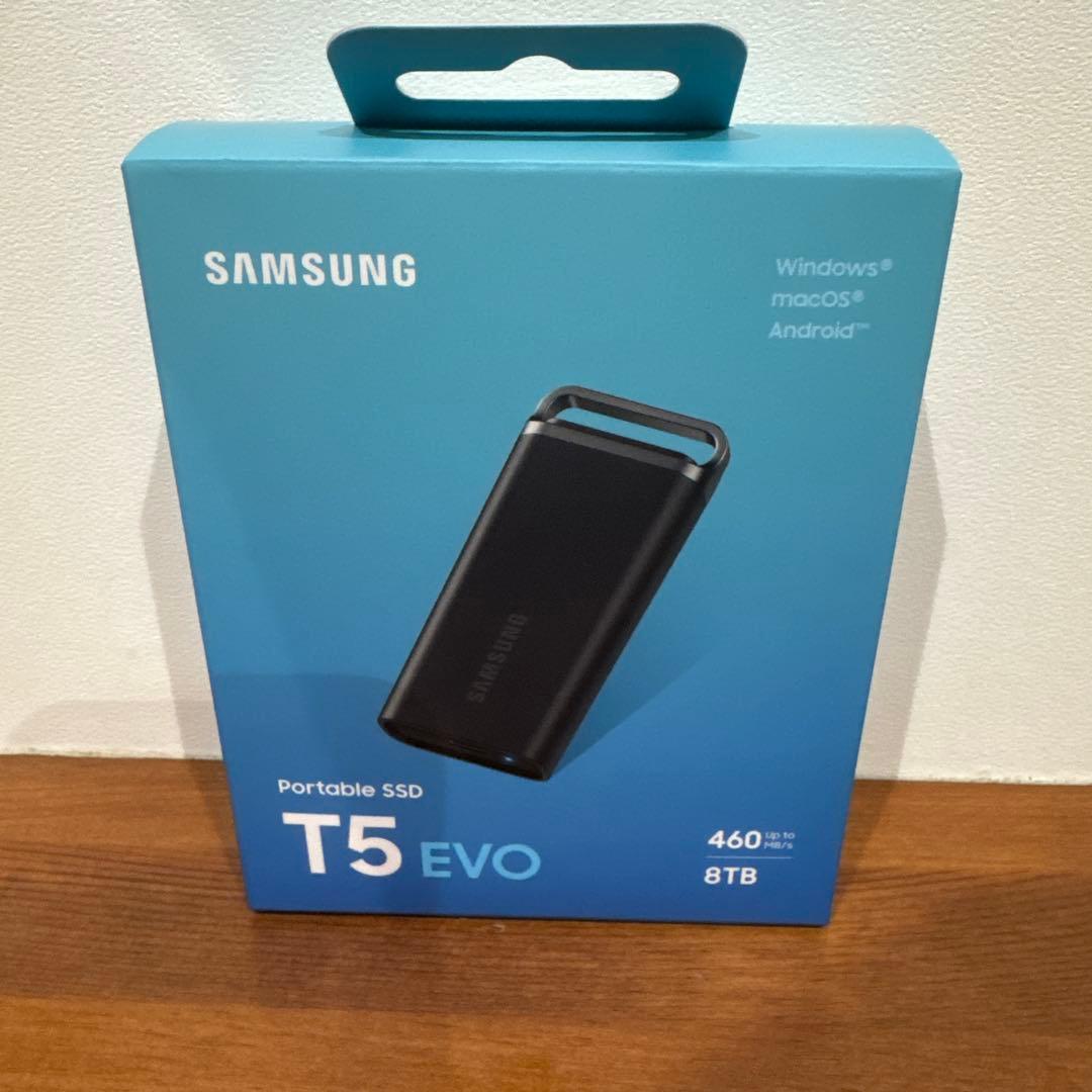 【新品未使用】SAMSUNG Portable SSD T5 EVO 8TB