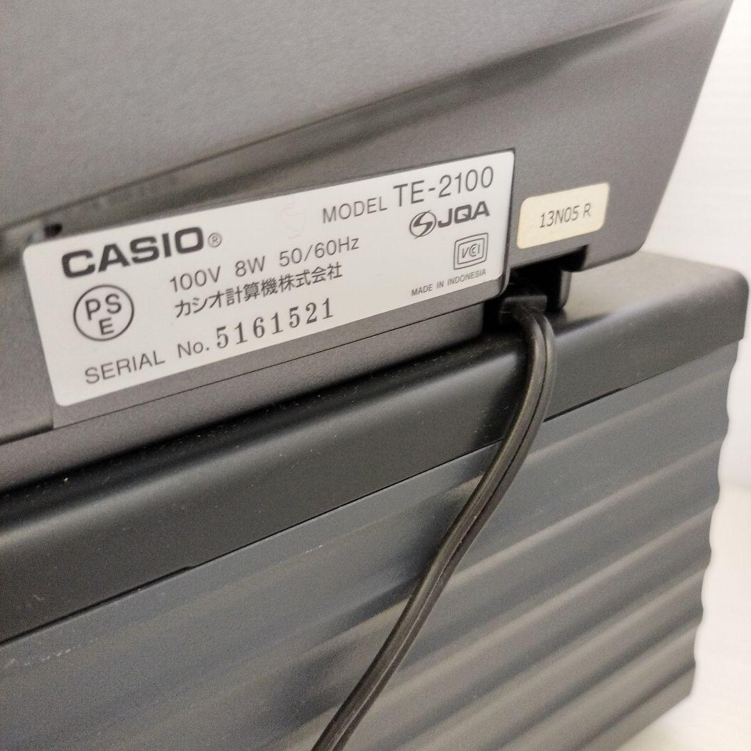 【お値下げ！】【中古品】CASIO TE-2100 電子レジスター