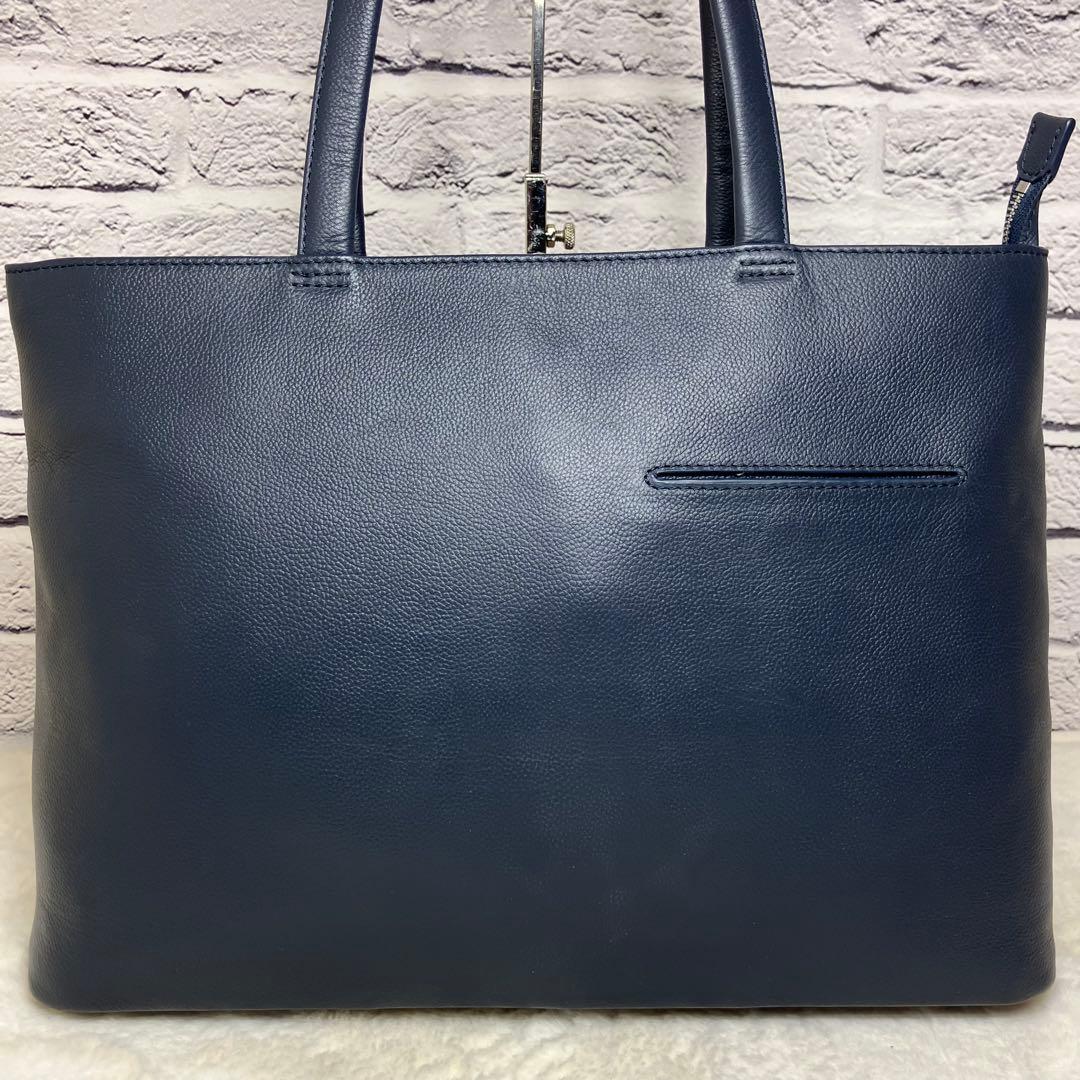 美品✨MURA ムラ 本革 レザー 大容量 A4 トートバッグ ビジネスバッグ