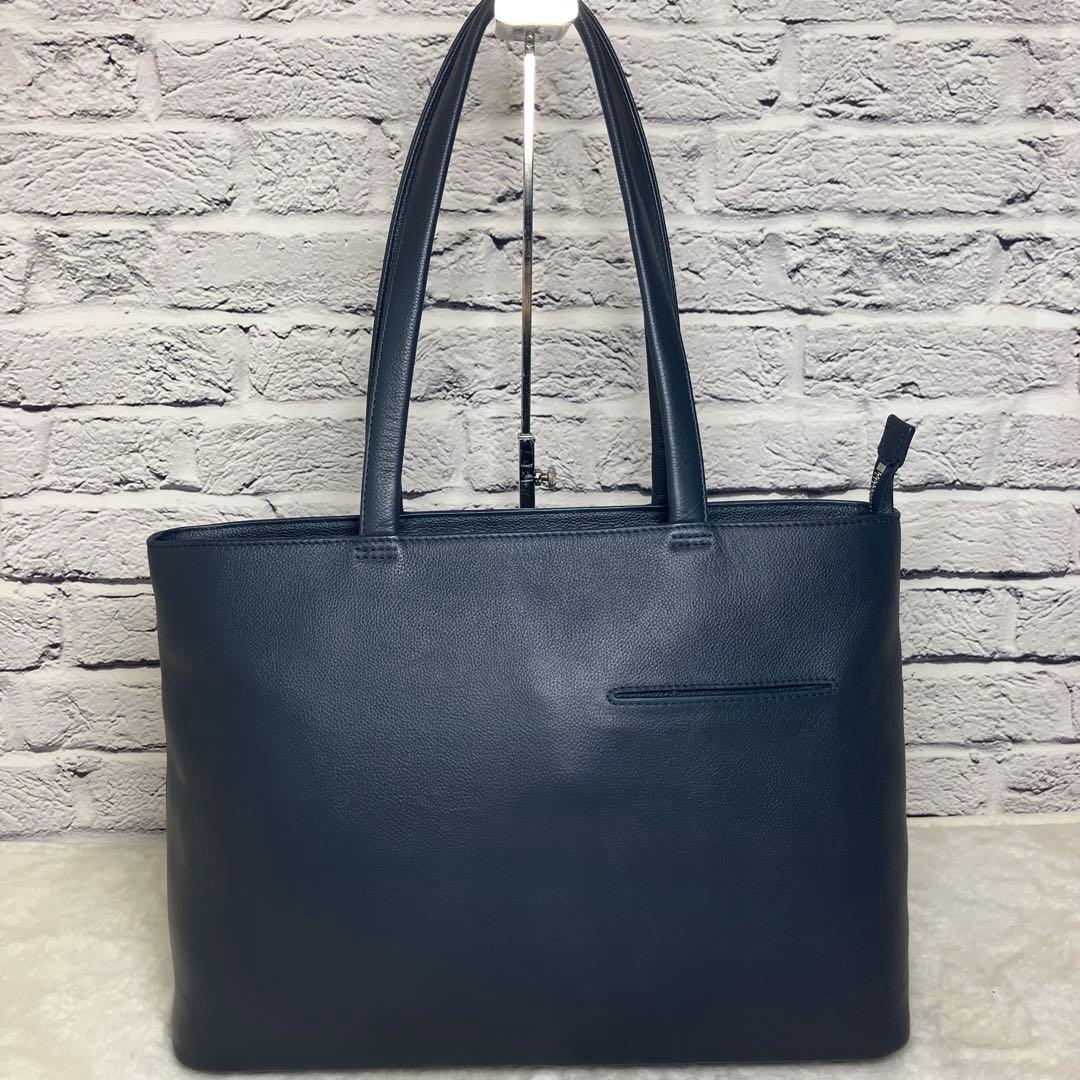 美品✨MURA ムラ 本革 レザー 大容量 A4 トートバッグ ビジネスバッグ
