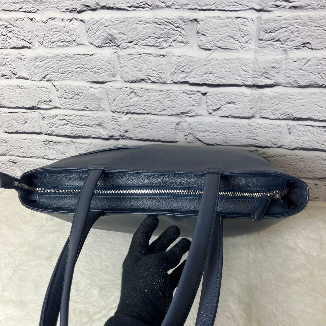 美品✨MURA ムラ 本革 レザー 大容量 A4 トートバッグ ビジネスバッグ