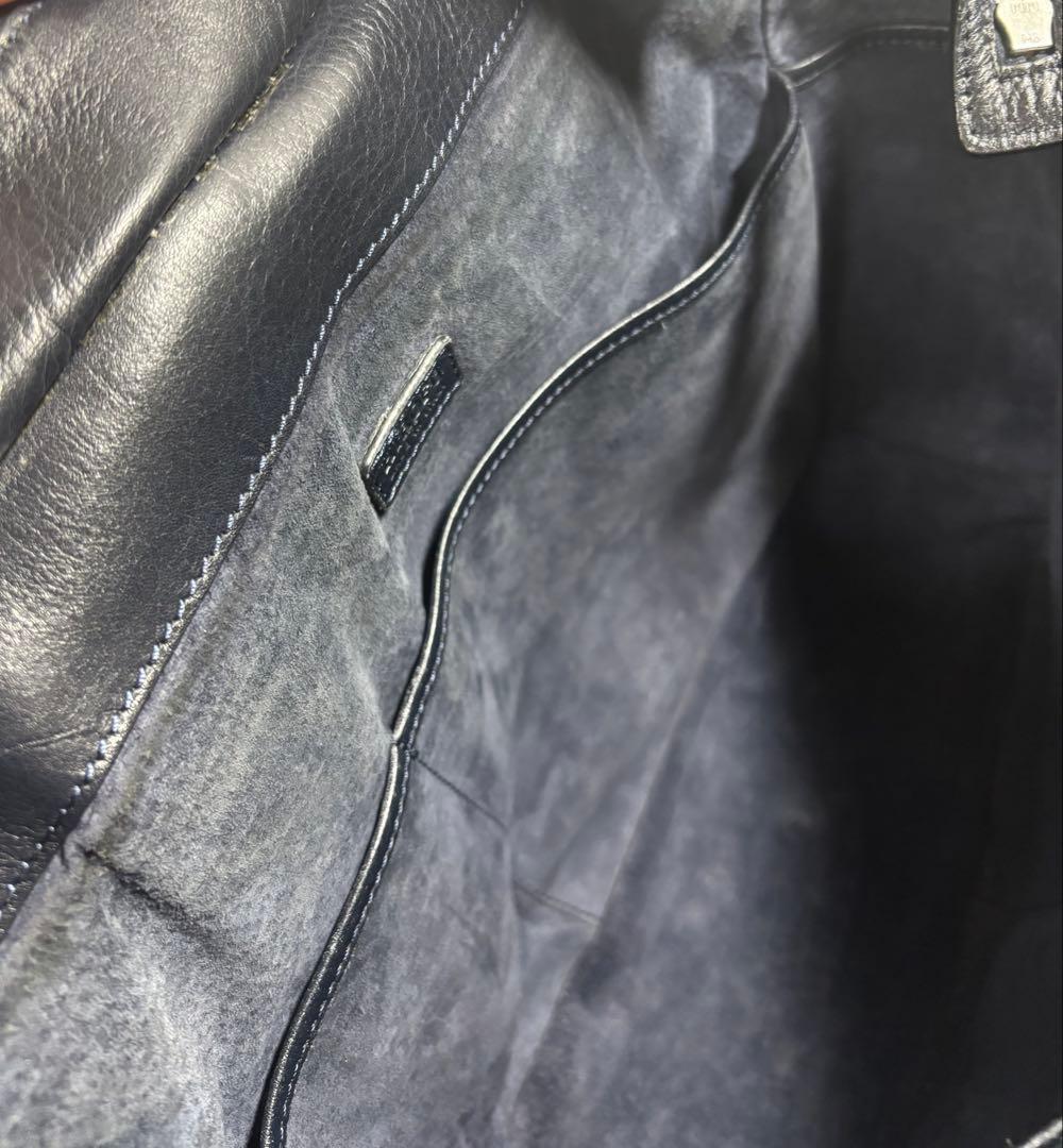 【極美品】HIROFU ヒロフ シボ革 レザートートバッグ メンズレディース