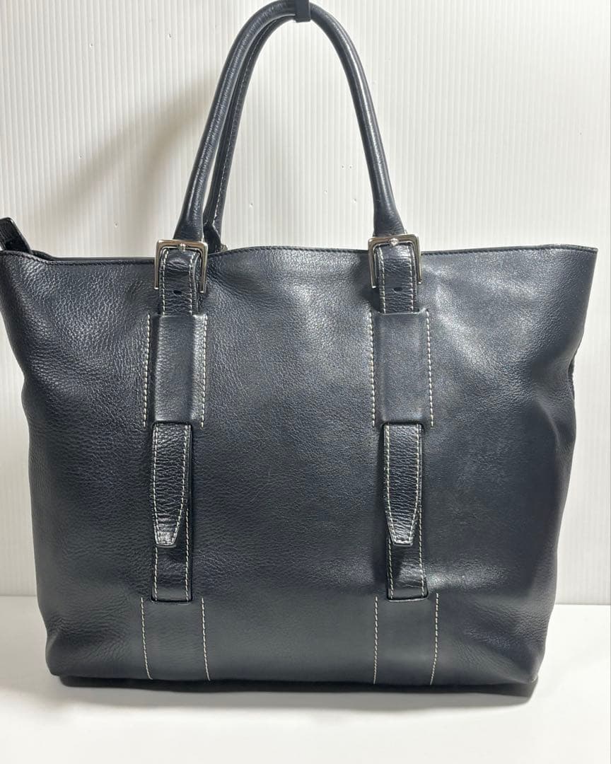 【極美品】HIROFU ヒロフ シボ革 レザートートバッグ メンズレディース