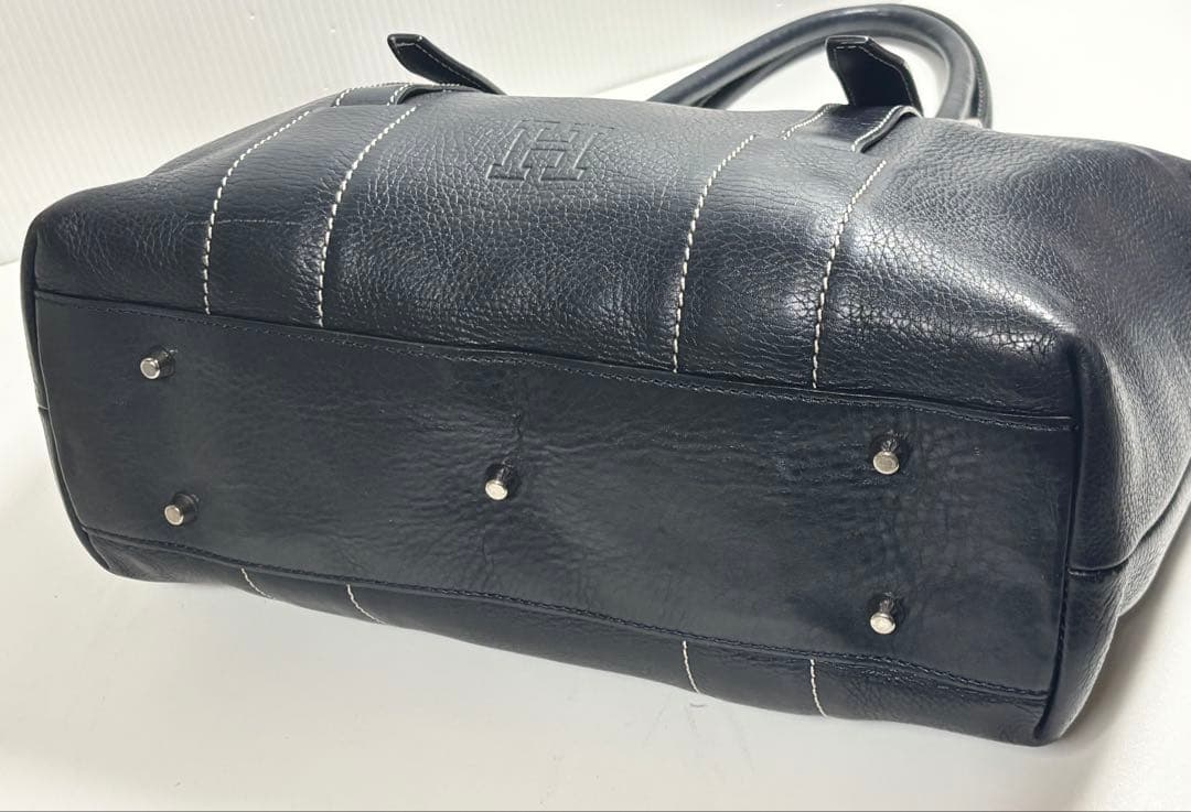 【極美品】HIROFU ヒロフ シボ革 レザートートバッグ メンズレディース