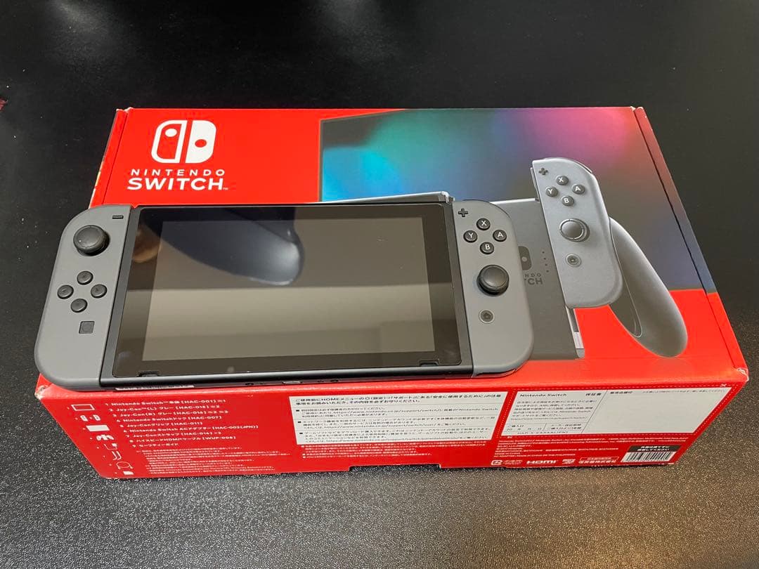 Nintendo Switch 本体 グレー ジョイコン付き