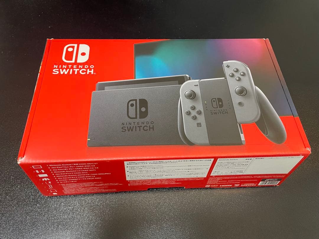 Nintendo Switch 本体 グレー ジョイコン付き