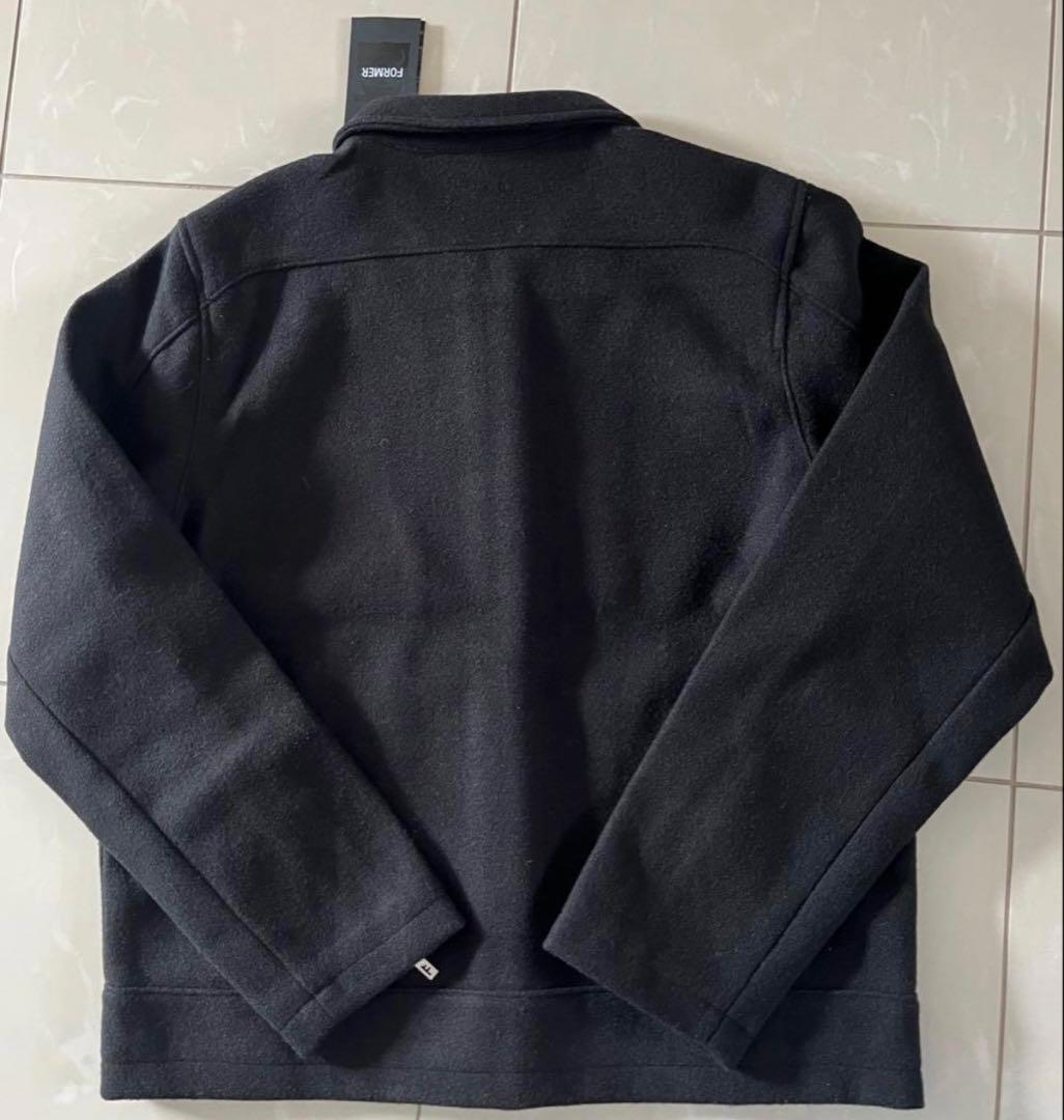 【新品未使用】FORMER シングル ライダースジャケット　 ブラック