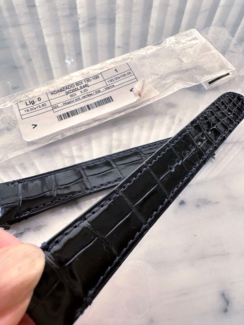 カルティエサントス（MM）用　時計ベルト　純正