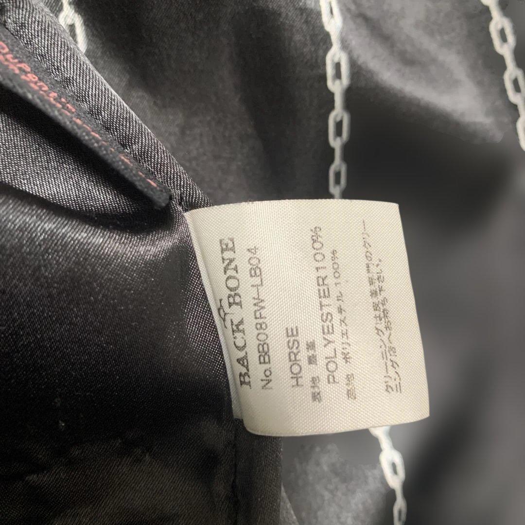 BACKBONE デストロイシングルライダースジャケット北原哲夫