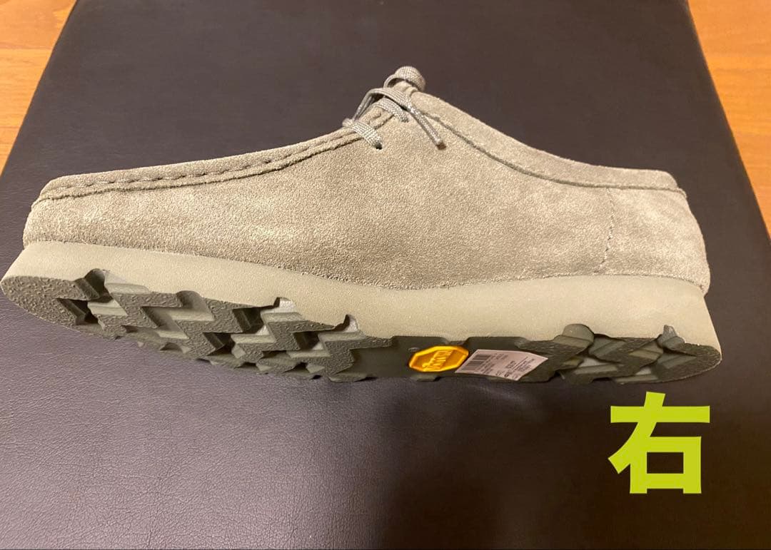 靴 CLARKS Wallabee.GTX Khaki/Green Suede