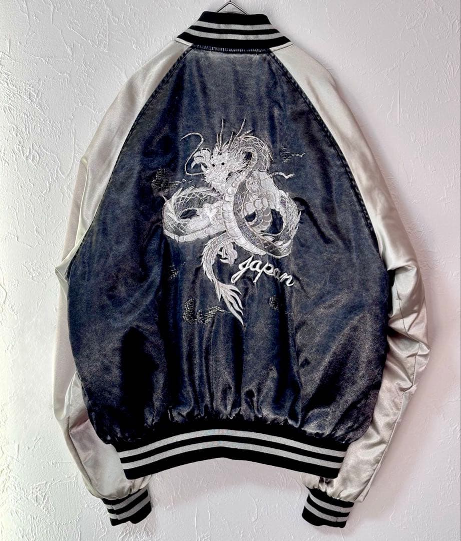 は*す様 【希少】当時物 90s JUNGLE STORM スカジャン vint