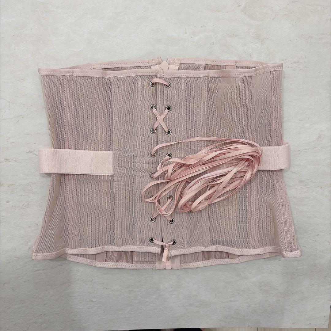 【専用ページ】元鈴木さん コルセット シルフィード ピンク×白 XL