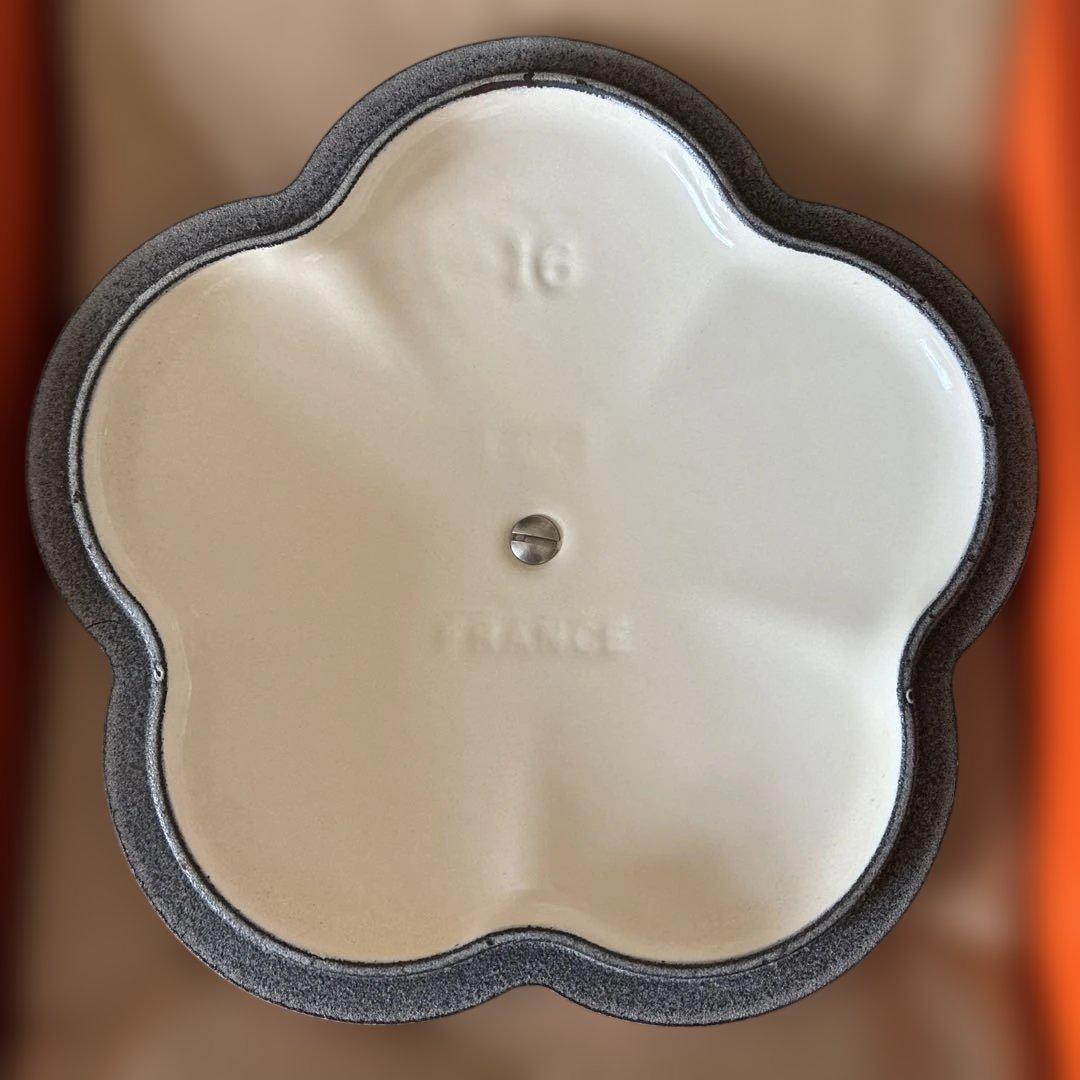 ルクルーゼ LE CREUSET ココット フルール 16cm ローズ