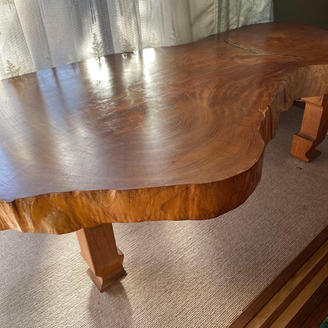 一枚板　変木　無垢　けやき　値下げしました、。