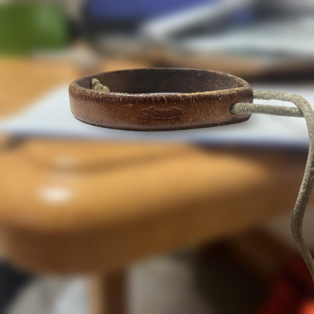 ゴローズ 革ブレス 茶色 シェルコンチョ