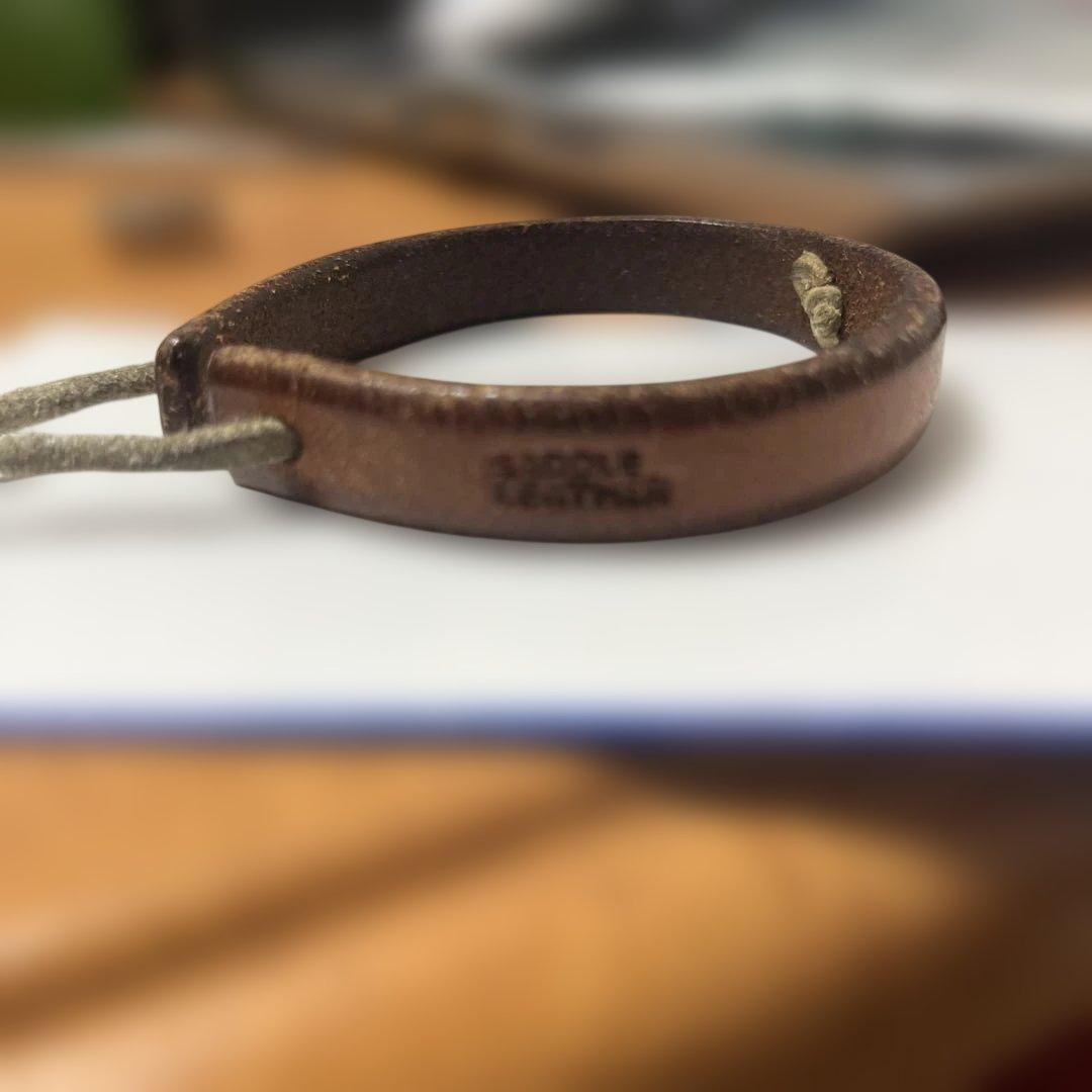 ゴローズ 革ブレス 茶色 シェルコンチョ