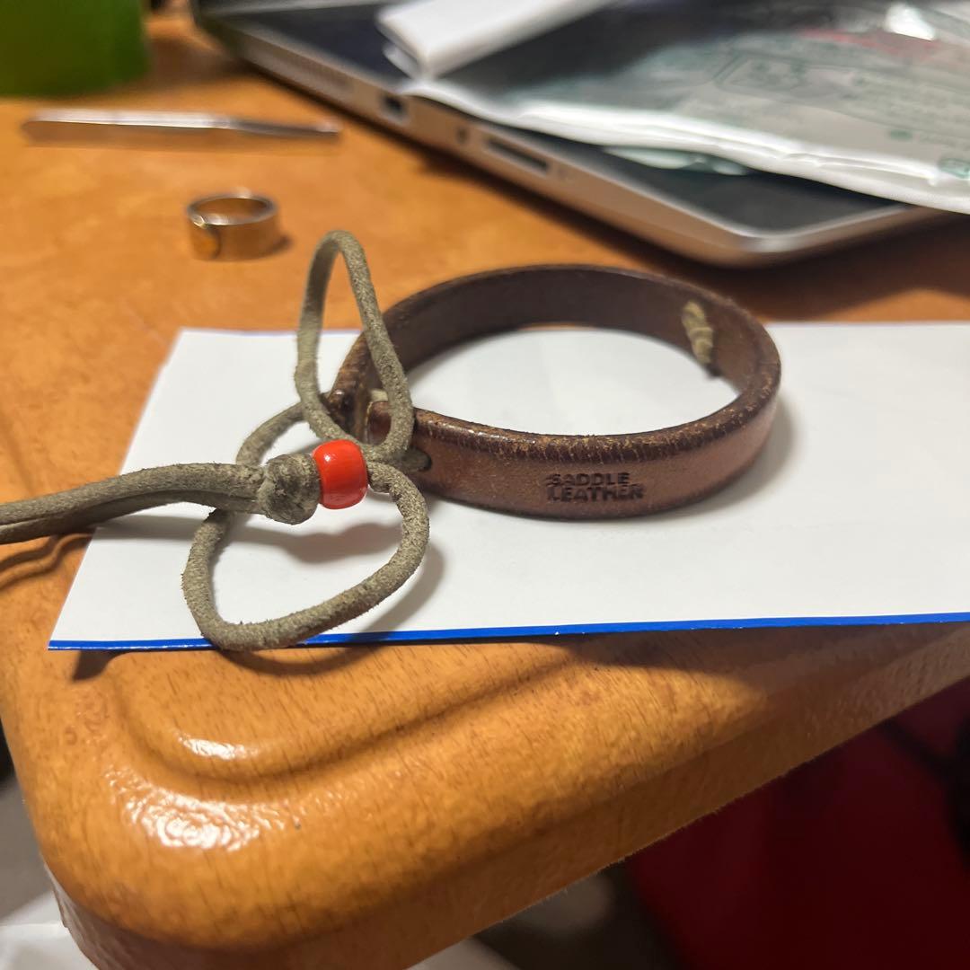 ゴローズ 革ブレス 茶色 シェルコンチョ