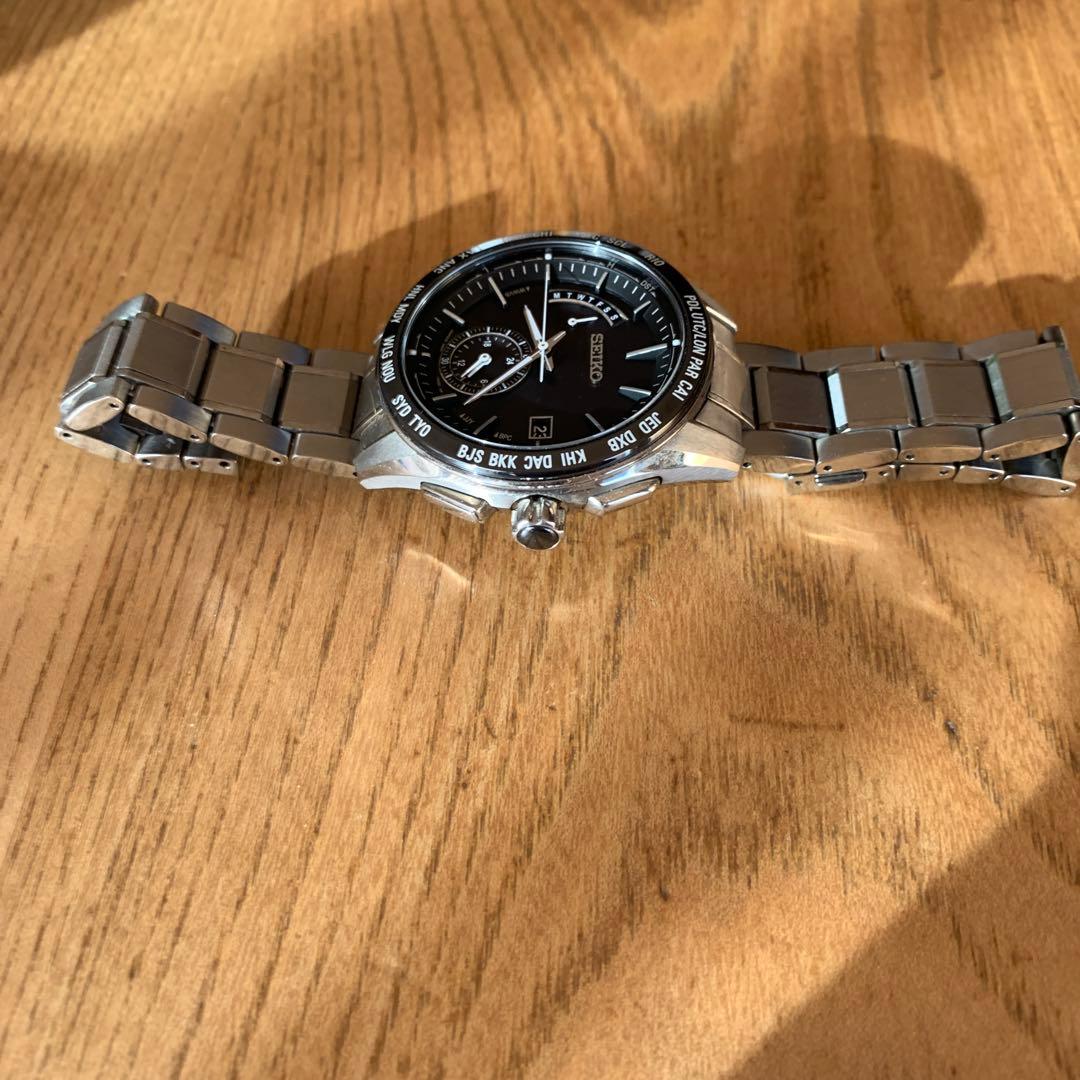 SEIKO ブライツ　ブラック アナログ時計