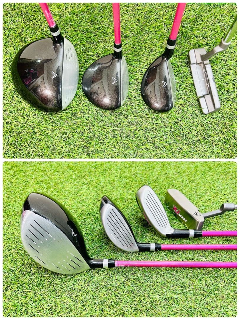 良品 キャロウェイ XJ SERIES ジュニア ゴルフ 7本 セット 初心者