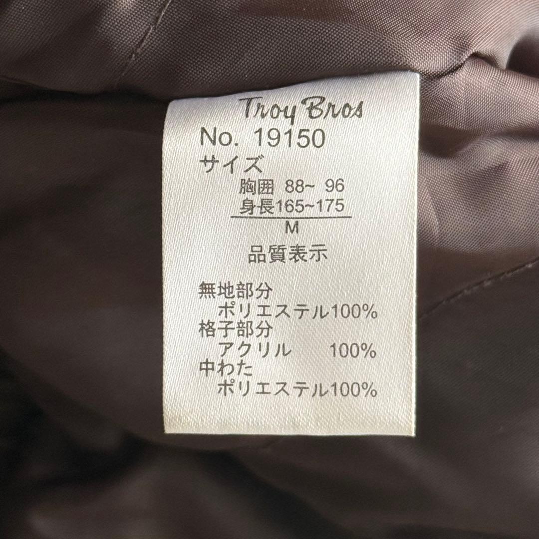 Troy Bros 短丈　スエード調　スウィングトップ　ハリントン　中綿入り