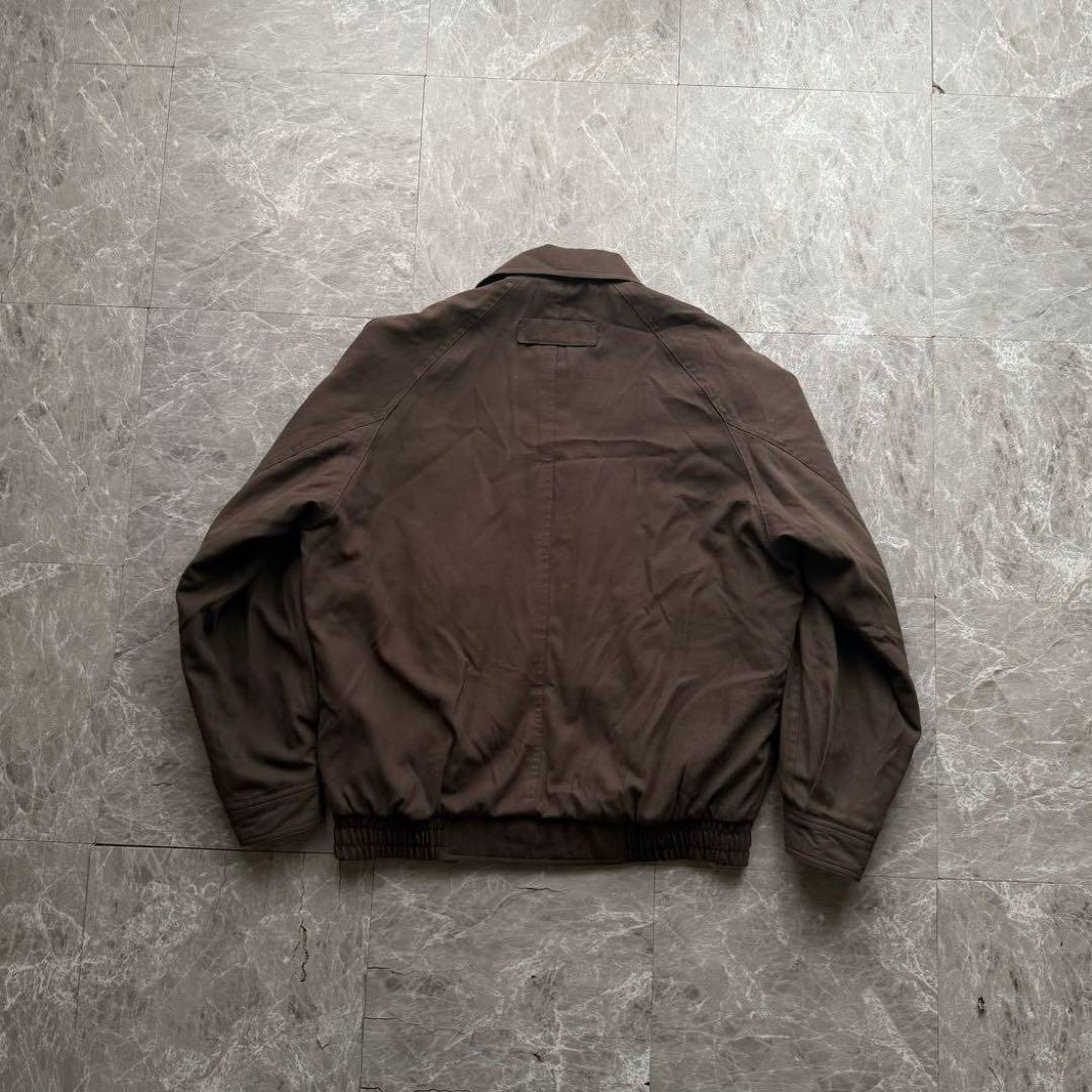 Troy Bros 短丈　スエード調　スウィングトップ　ハリントン　中綿入り