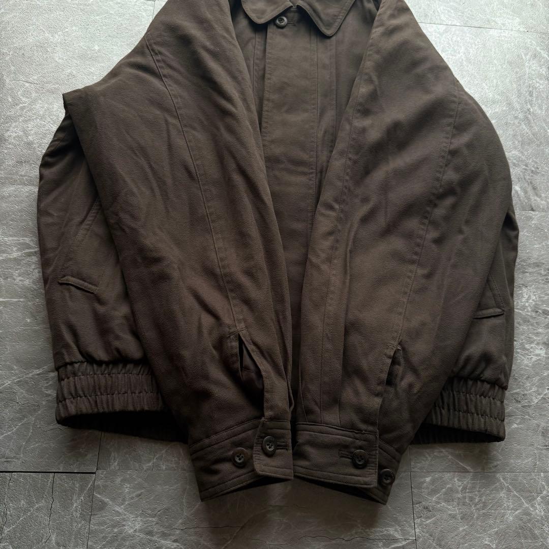 Troy Bros 短丈　スエード調　スウィングトップ　ハリントン　中綿入り