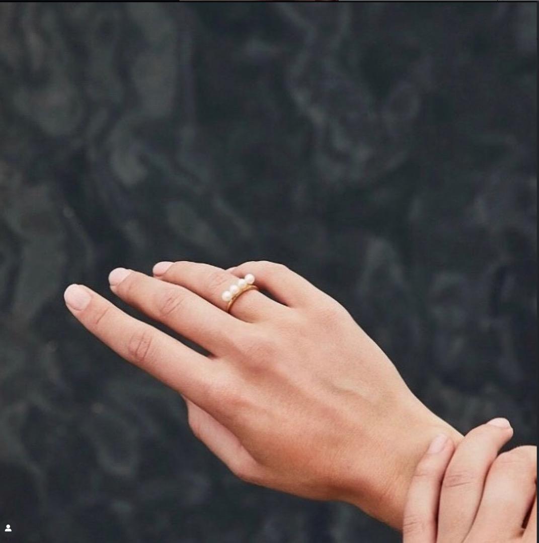 極美品 本真珠リング（CHARLOTTE LEBECK/シャーロットレベック）